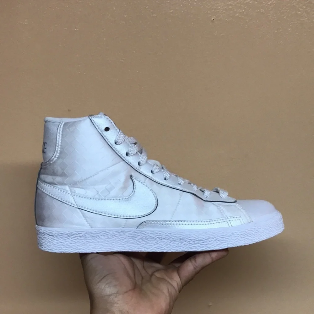 2008 Nike Blazer High White Checkerboard